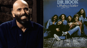 Collage of Shel Silverstein and the album cover of Dr. Hook's Sylvia's Mother