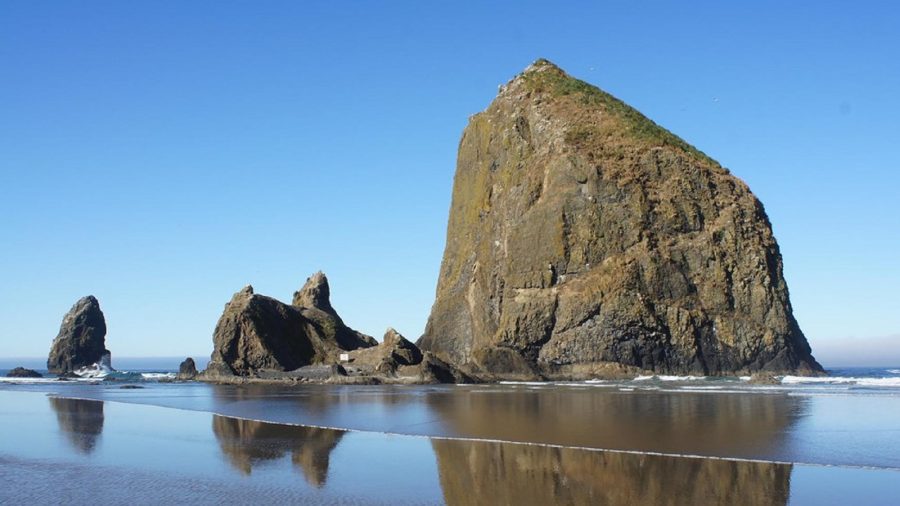 Haystack Rock at Canon Beach, Oregon