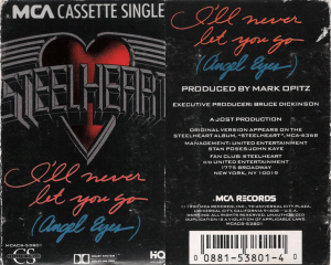 Steelheart - I'll Never Let You Go Cassette Single