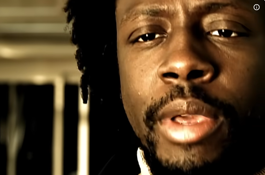 Wyclef Jean close up from Gone Till November Music Video